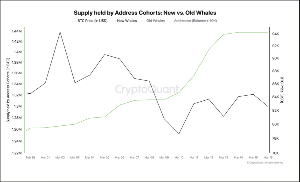 Adres Grupları Tarafından Tutulan BTC Tedariki. Kaynak: CryptoQuant