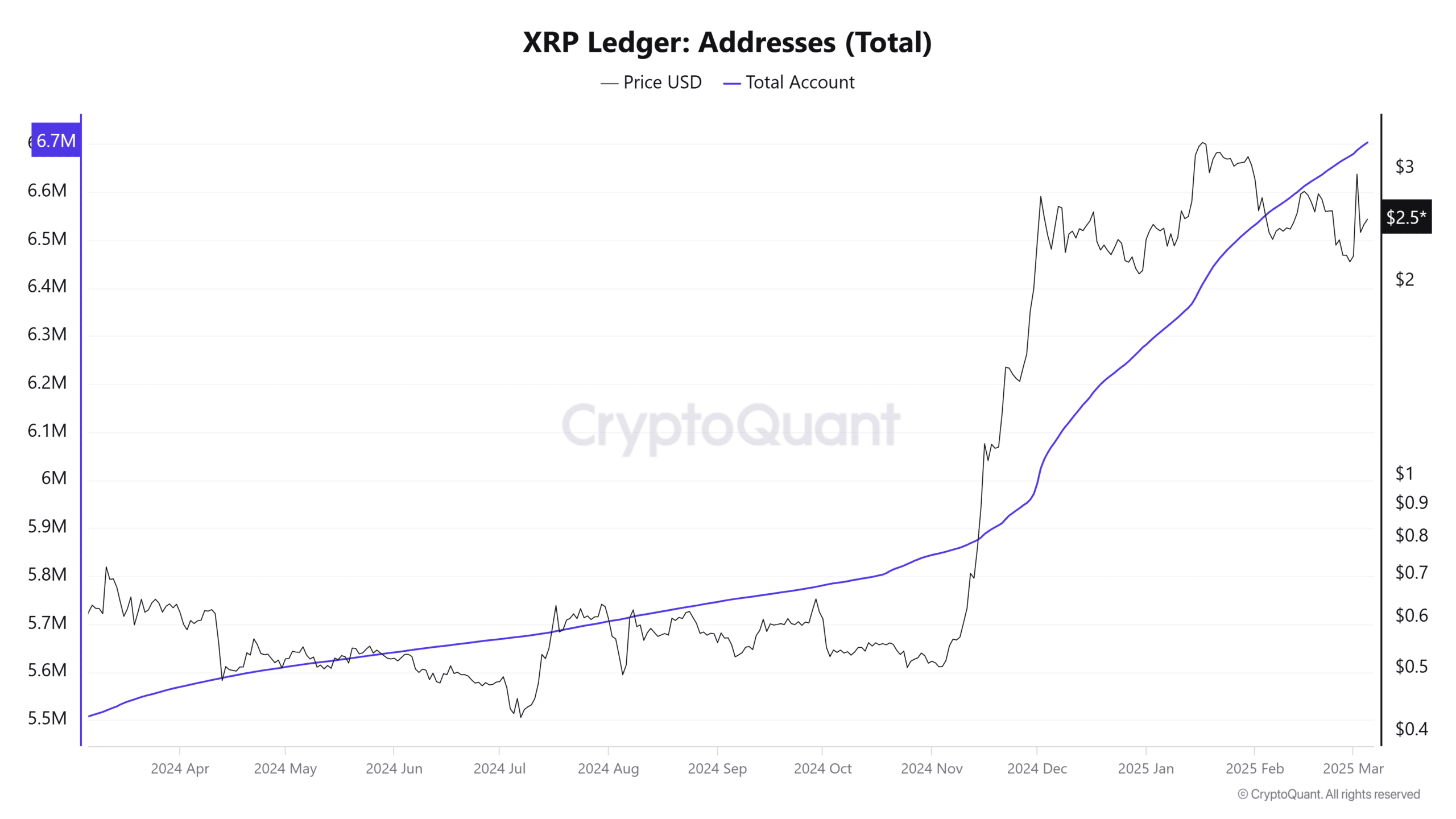 XRP addresses growth