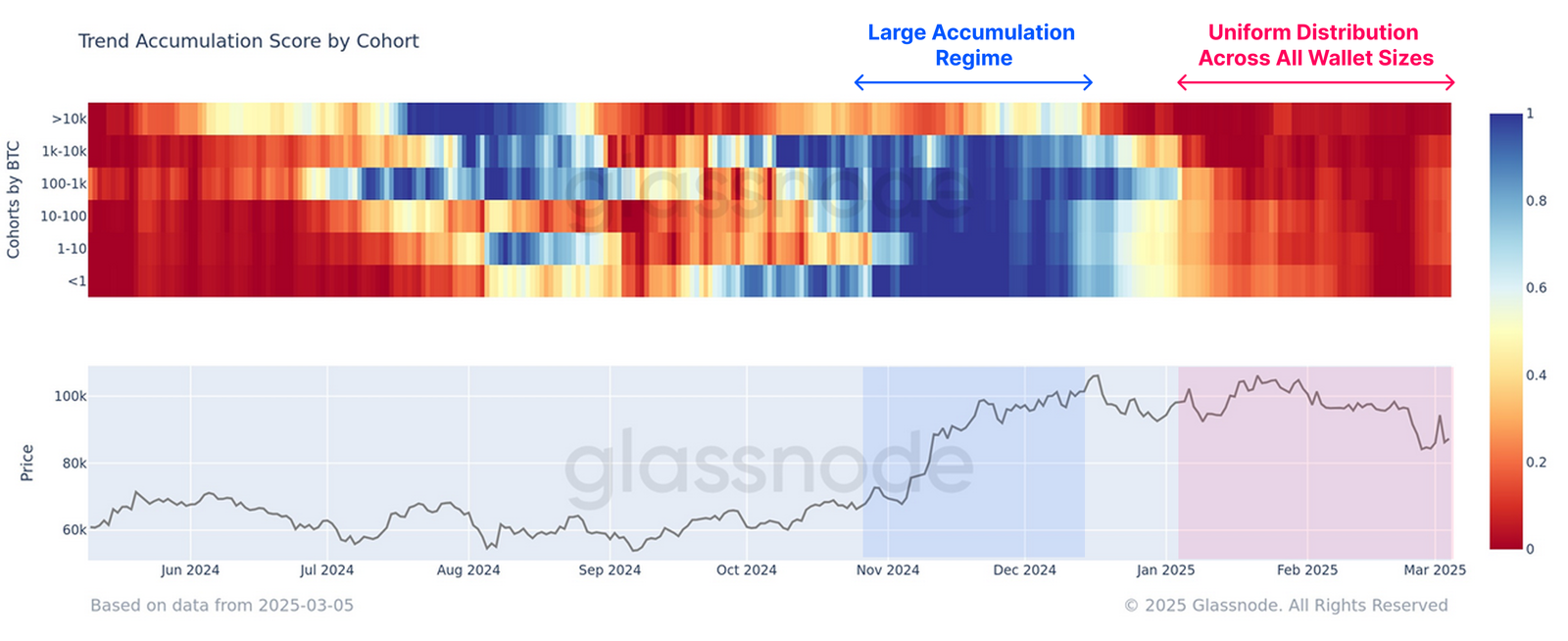 Bitcoin Distribution Across Wallets.