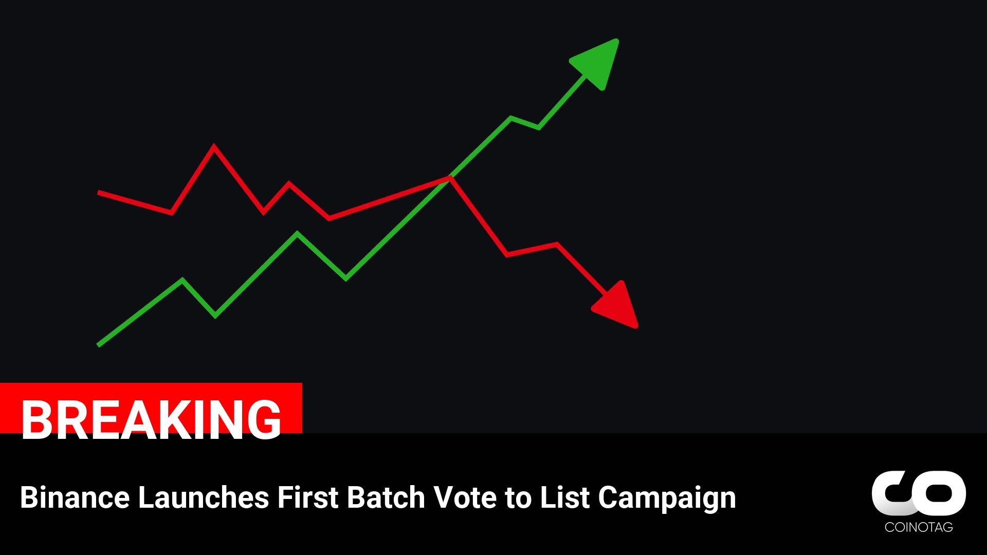 Binance Launches First Batch Vote to List Campaign