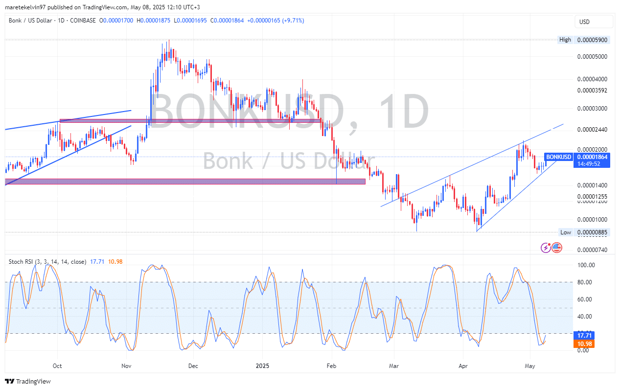 BONK Price Chart