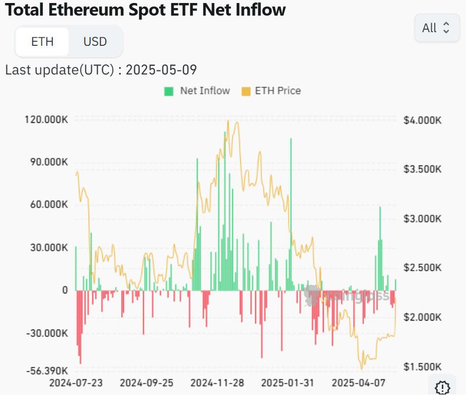 Ethereum ETF Akışları