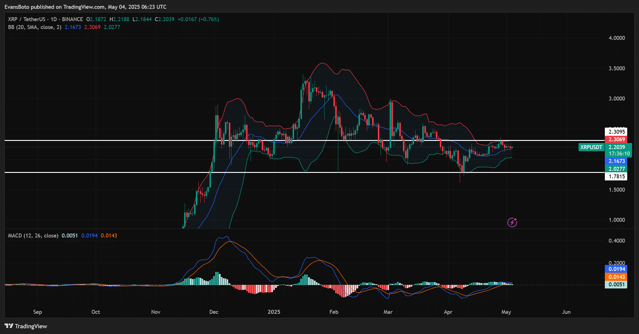 XRP Fiyat Hareketi Grafiği