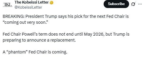 Trump Fed Chair comments