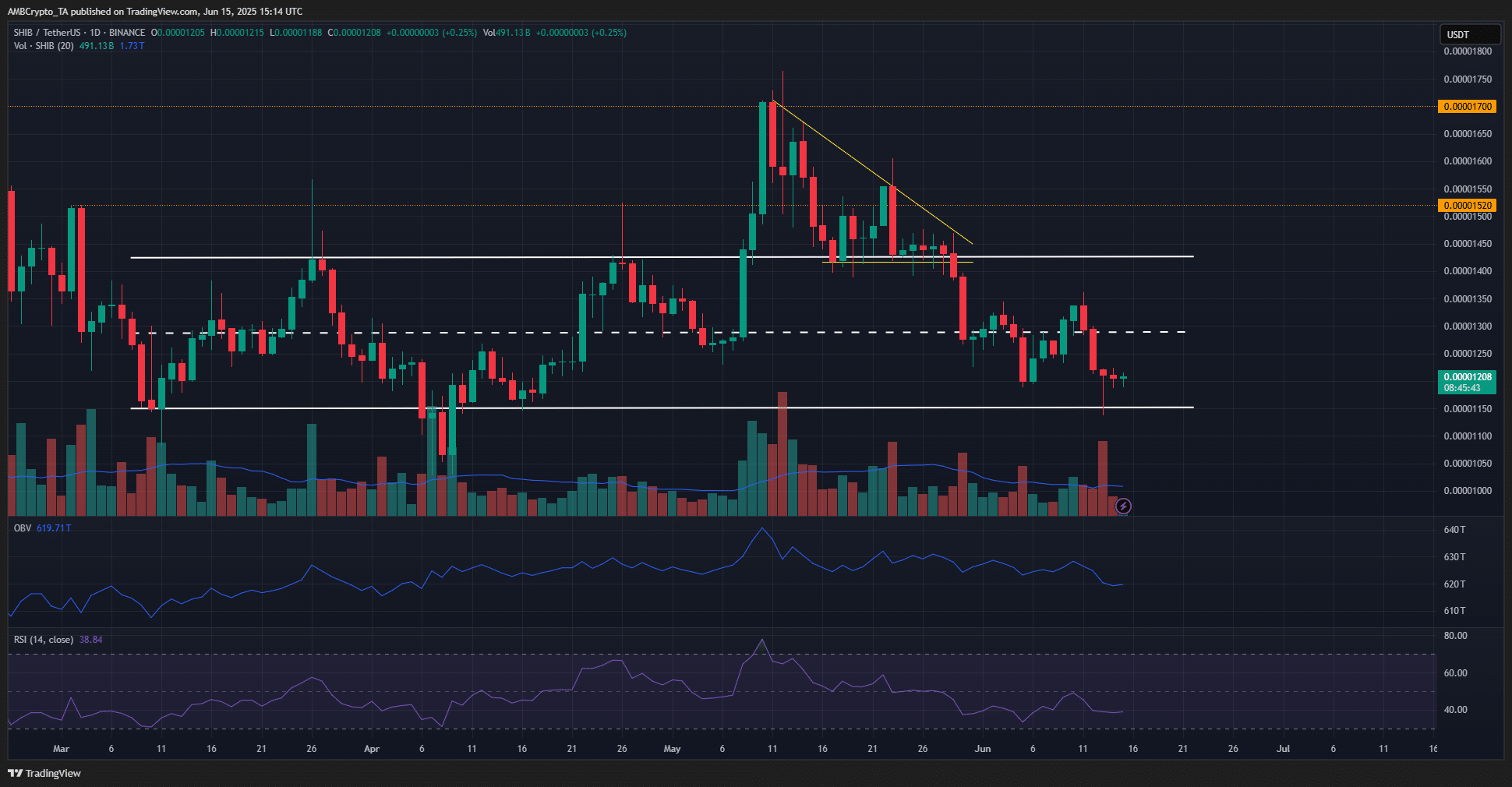 Shiba Inu 1-day Chart