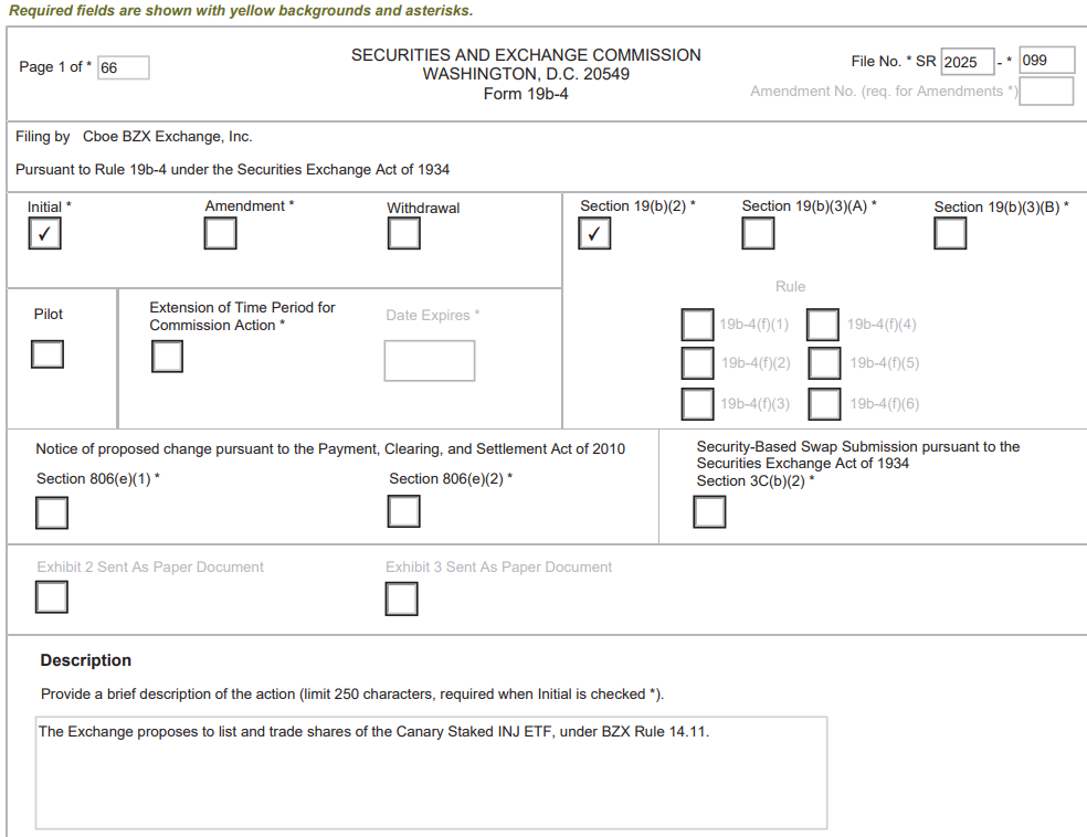Cboe’s Form 19b-4 filing with the US SEC