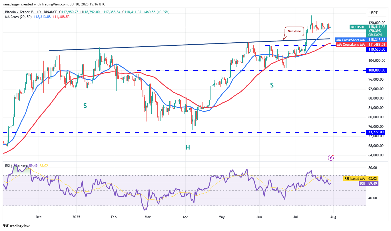 BTC/USDT daily chart