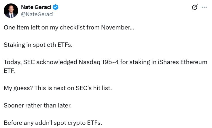 Staking Approval Could Increase Demand and Yield Potential for Spot Ether ETFs, Analysts Suggest 1 Ethereum Staking and Spot Ether ETFs Market