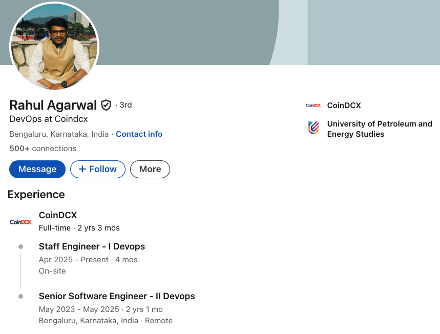 Rahul Agarwal LinkedIn Profile Rahul Agarwal LinkedIn Profile