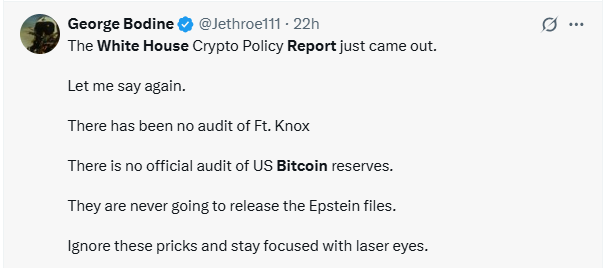 White House Crypto Report Highlights Bitcoin but Offers No New Strategic Reserve Plans 3 019860d0 97f2 7b11 8c04 878c5c90454c