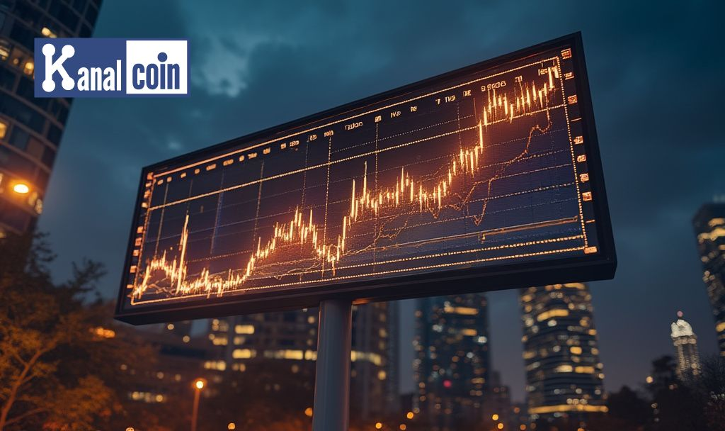 bitcoin bullish market night sky