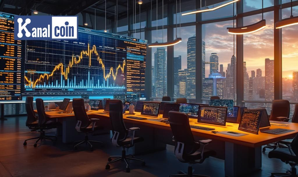 High-tech financial office