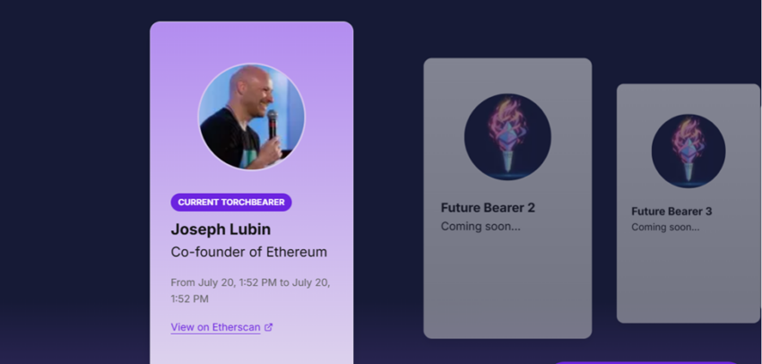 Ethereum NFT Volume Surges Amid Symbolic Torch Event Ahead of 10th Anniversary 1 Ethereum NTF Torch