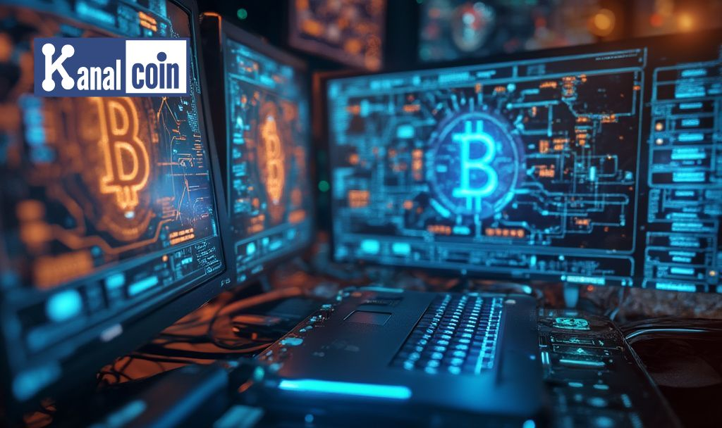 sleek bitcoin interface image