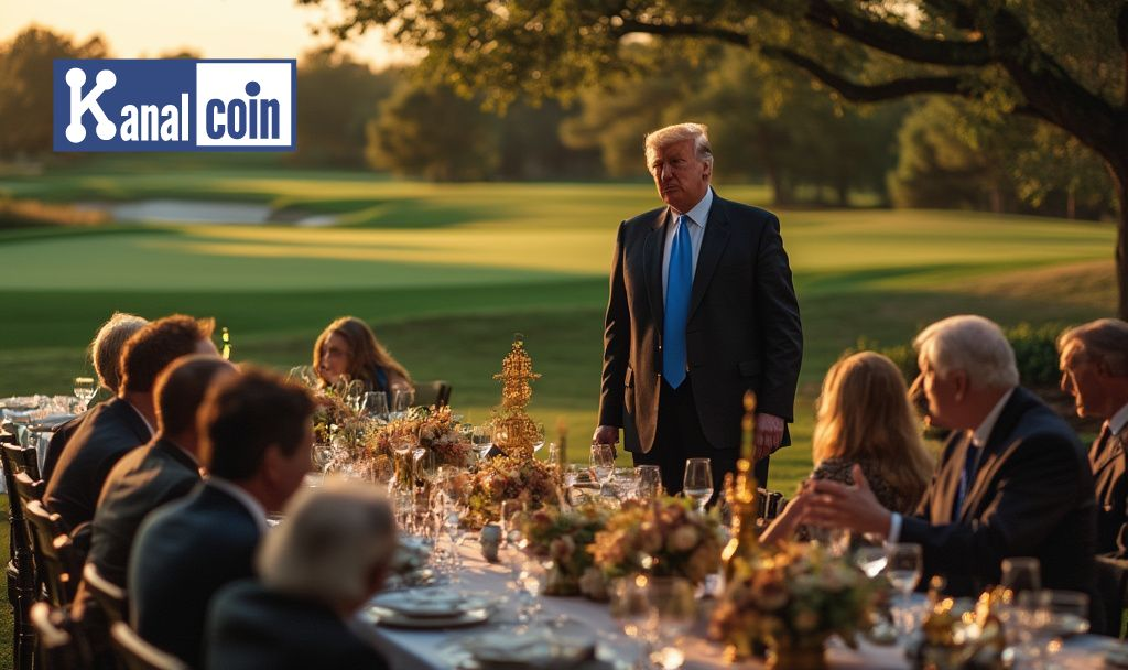 trump crypto dinner golf club