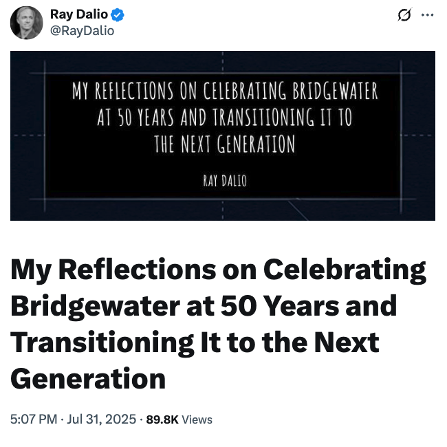 Ray Dalio Ray Dalio