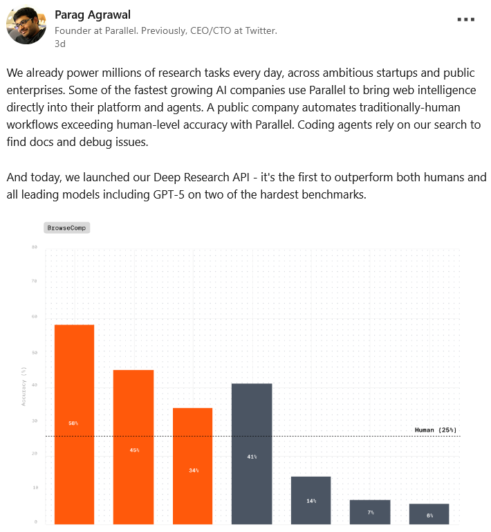 Parag Agrawal Launches AI Startup Parallel Web Systems, Paving the Way for Autonomous AI Agents 1 Parag Agrawal