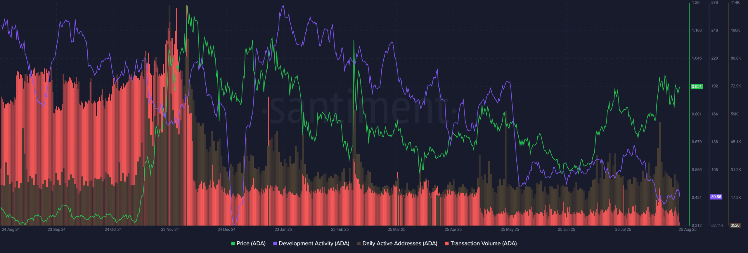 Cardano Dev Activity