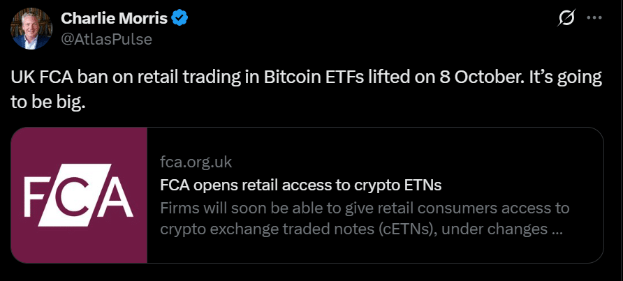 U.K Bitcoin crypto