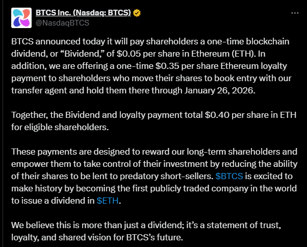 BTCS