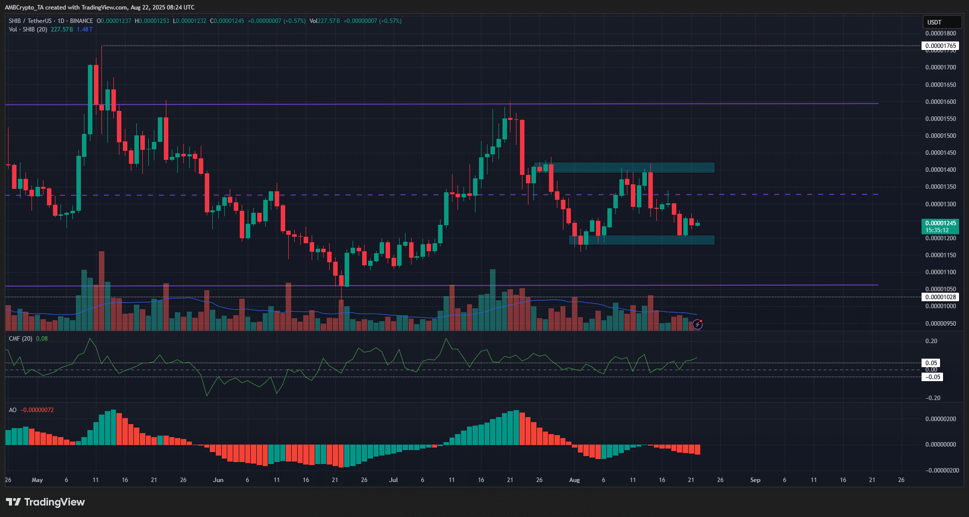 Shiba Inu 1-day Chart