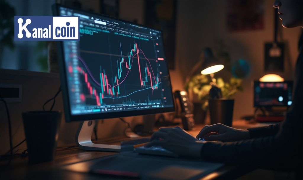 bitcoin chart upward trend display