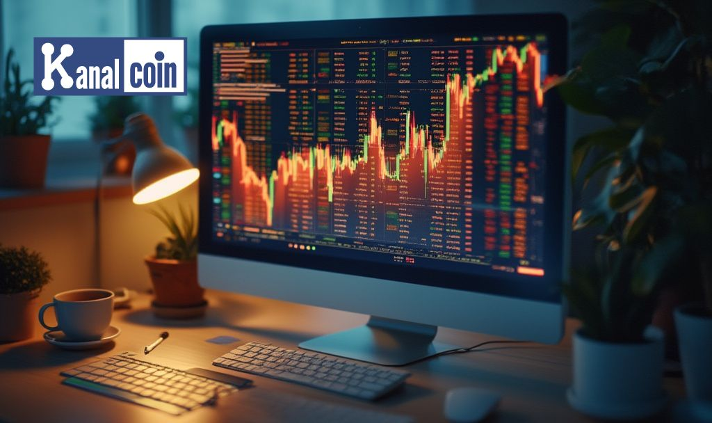 bitcoin market display scene