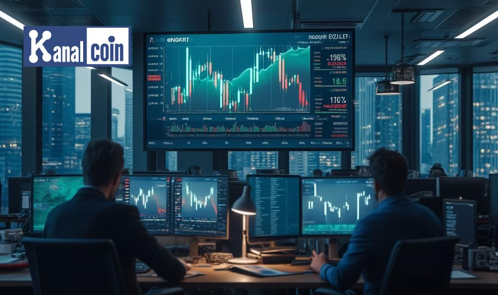 Ethereum ETF office scene