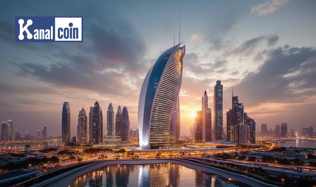 futuristic dubai skyline