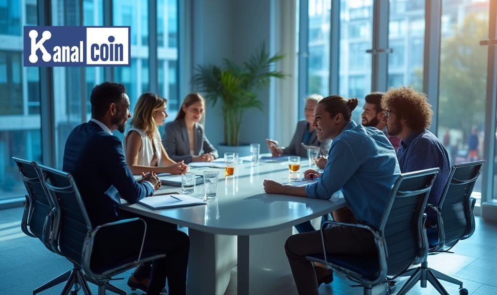 Modern office meeting room