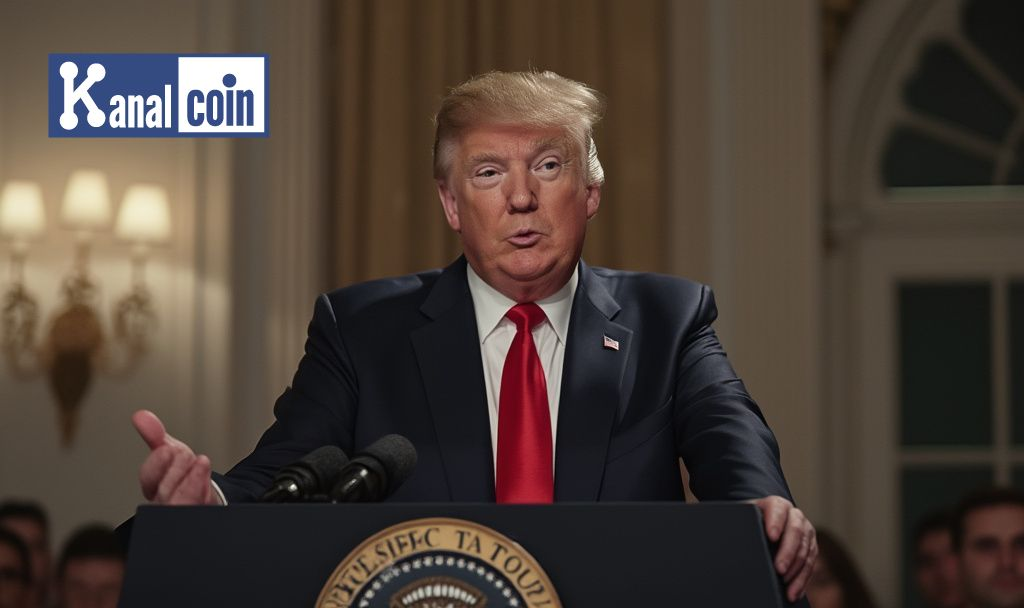trump news conference scene