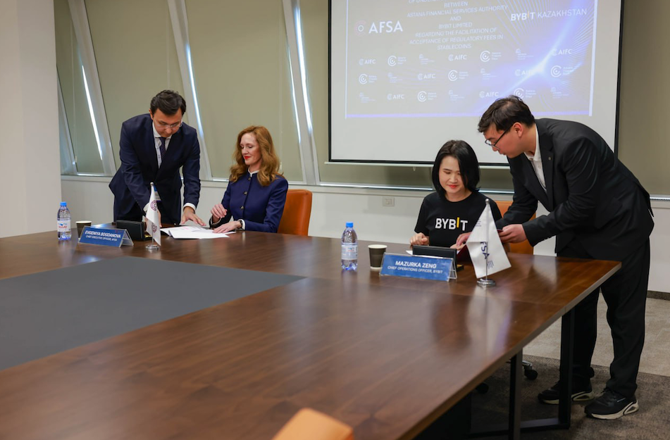 Bybit May Enable USDT Payments for AIFC Regulatory Fees in Kazakhstan 1 Dollar, Payments, Cryptocurrency Exchange, Kazakhstan, Tether, Stablecoin, USD Coin