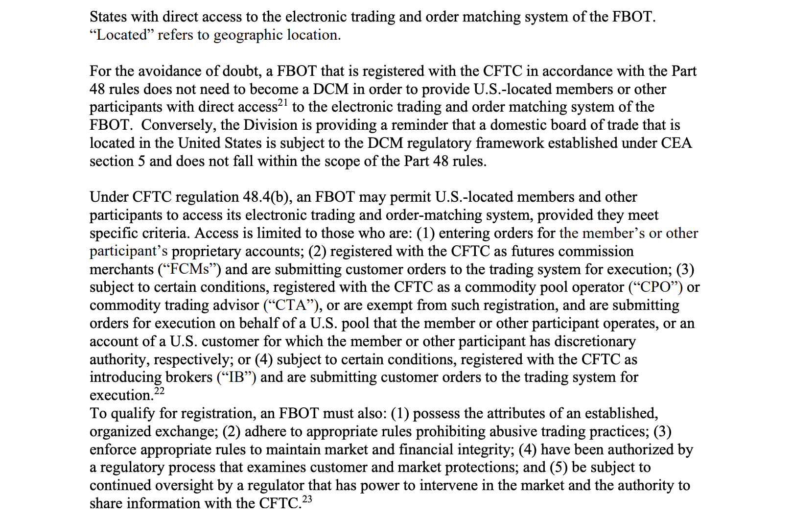 CFTC FBOT Guidance May Not Bring Crypto Exchanges Back to US, Centrifuge Counsel Warns 1 CFTC, US Government, United States, Cryptocurrency Exchange