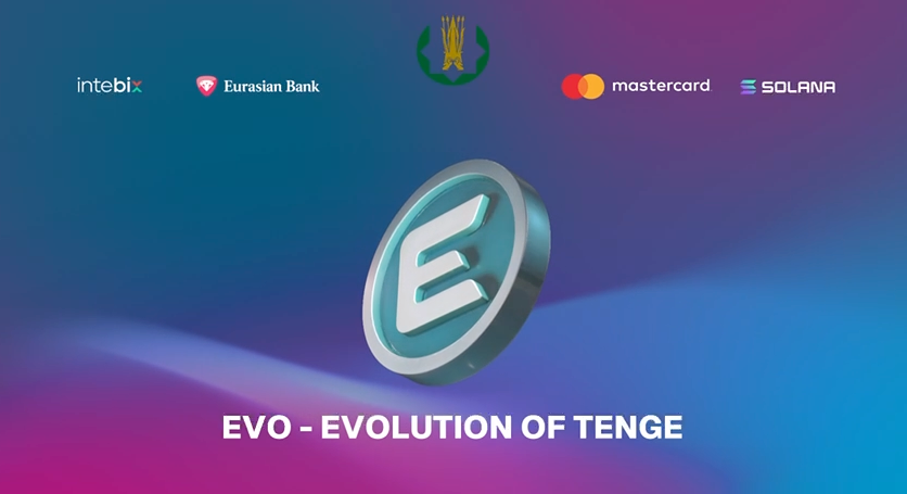 Yeni tenge destekli stablecoin için tanıtım görseli. Kaynak: Intebix