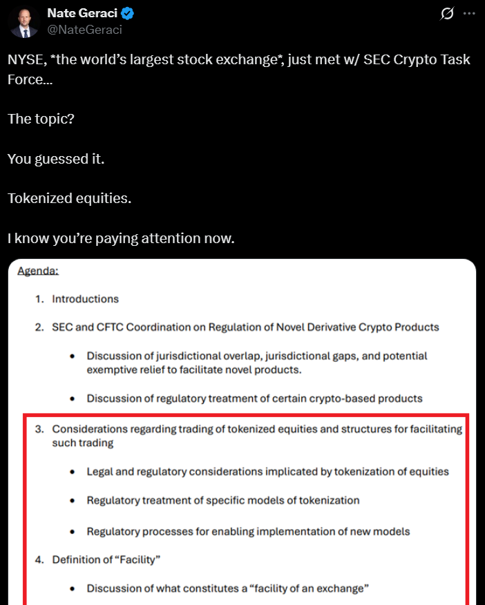 SEC and stock tokenization illustration