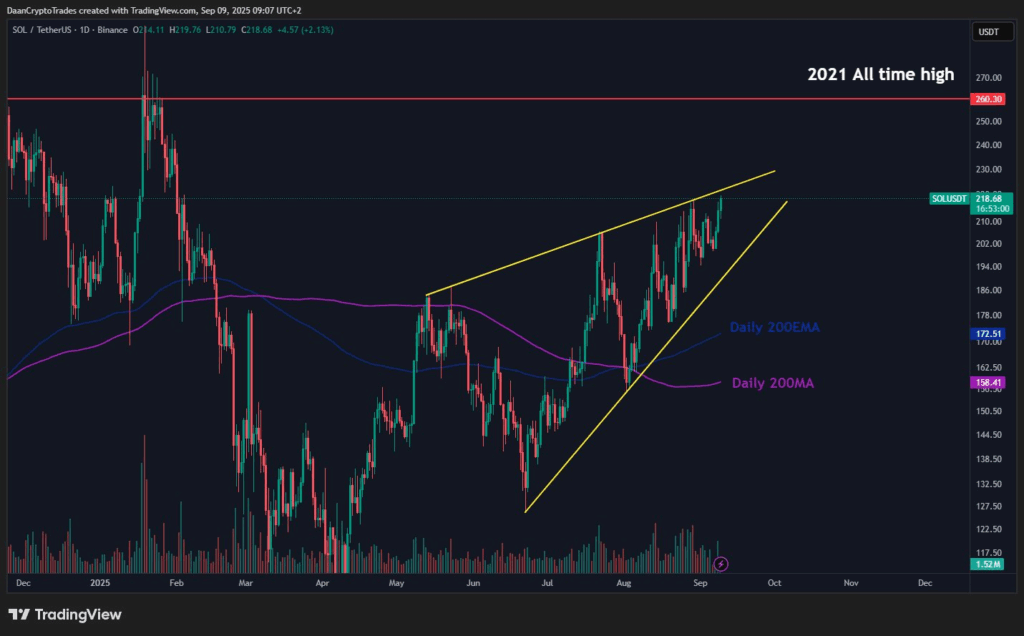Solana (SOL) Holding Above Support May Test $220-$225 Resistance, Could Clear Path Toward $270 1 image 163