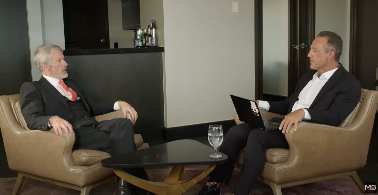 Michael Saylor Teases Strategy's Possible Bitcoin Buys in Ultra-Fast Treasury Cycle 1 Michael Saylor discussing rapid Bitcoin acquisitions