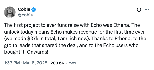 Coinbase Acquires Echo Platform for $375M, Featuring Ethena's Debut Fundraising 1 019a06a3 ad49 7ccd 8dec a9b2fad11536