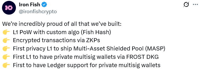 Coinbase'ın Base'i Iron Fish Üzerinden Özel USDC İşlemlerini Keşfediyor, Gizlilik Sınırlamaları Not Edildi 2 Base'te Iron Fish gizlilik özellikleri