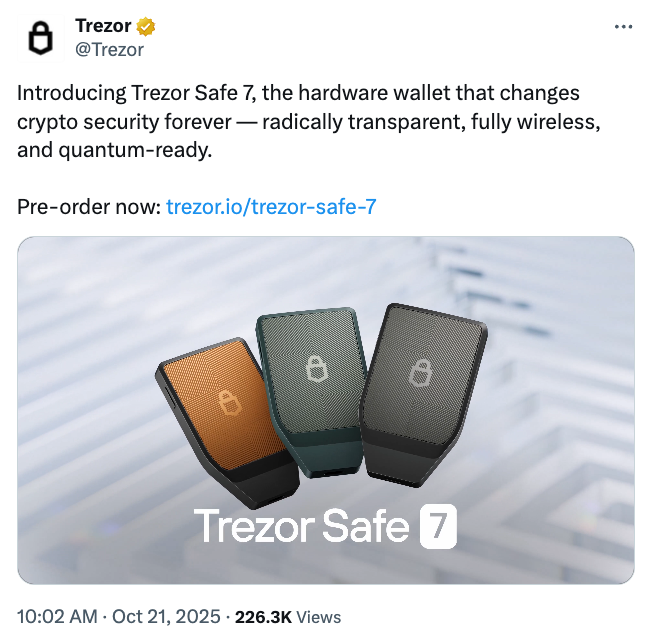 Ledger and Trezor Unveil Updated Hardware Wallets with Potential Security Enhancements for Bitcoin 2 Trezor, Ledger, Hardware Wallet, Quantum Computing, Self Custody, Companies