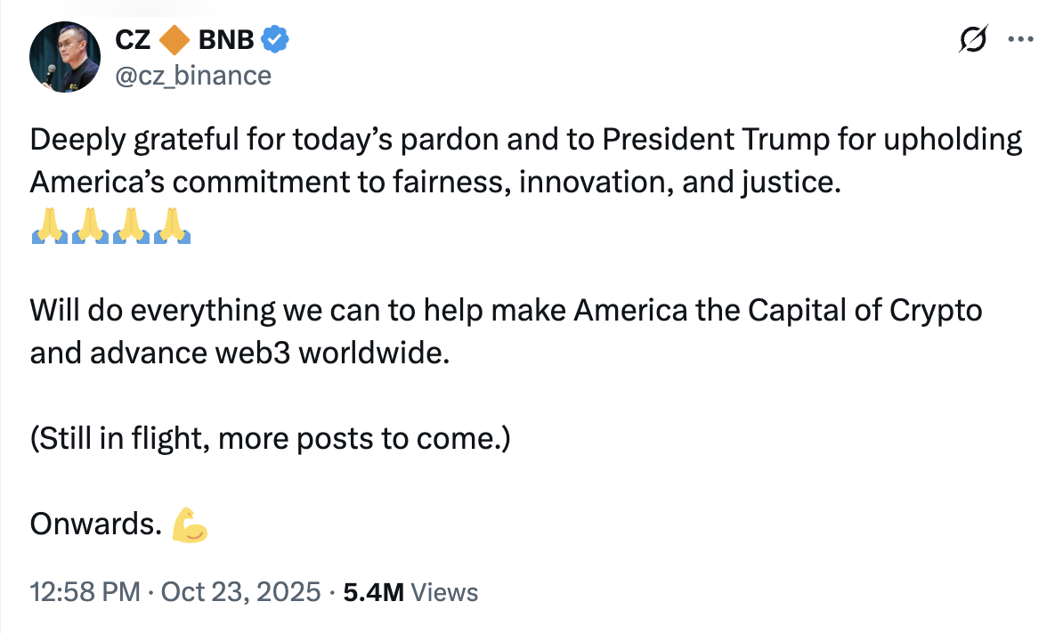 Trump's CZ Pardon Fuels Speculation on Binance US Re-Entry and BNB Growth 1 US Government, United States, Donald Trump, Binance
