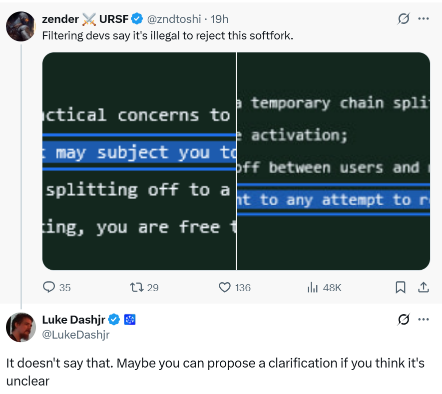 Bitcoin Soft Fork Proposal Ignites Debate on Legal Implications for Rejection 3 019a23e8 b133 7bc4 8023 2d64c0f48933