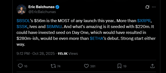 Bitwise Solana Staking ETF Shows Strong Debut, Potentially Attracting Institutions with Yield 1 019a3068 5f1b 7838 806a 3e118dbb2733