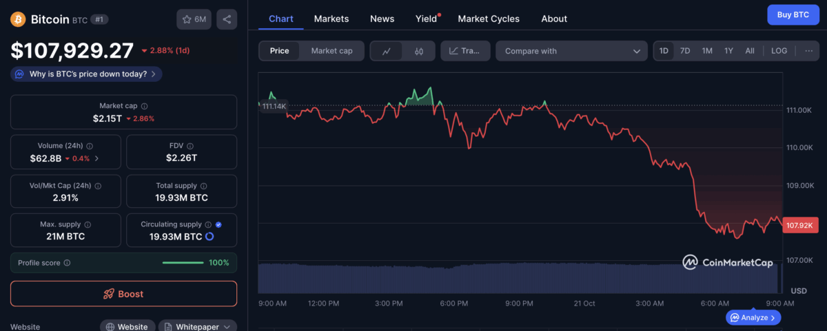 Bitcoin Price Chart